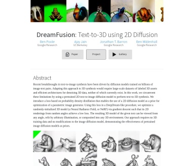 DreamFusion