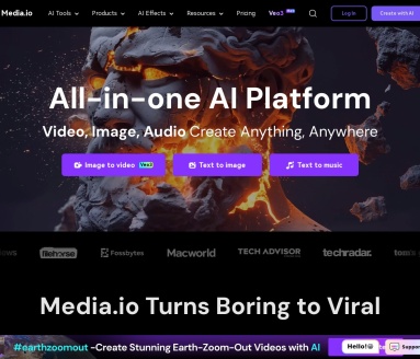 Media.io AI Image Upscaler